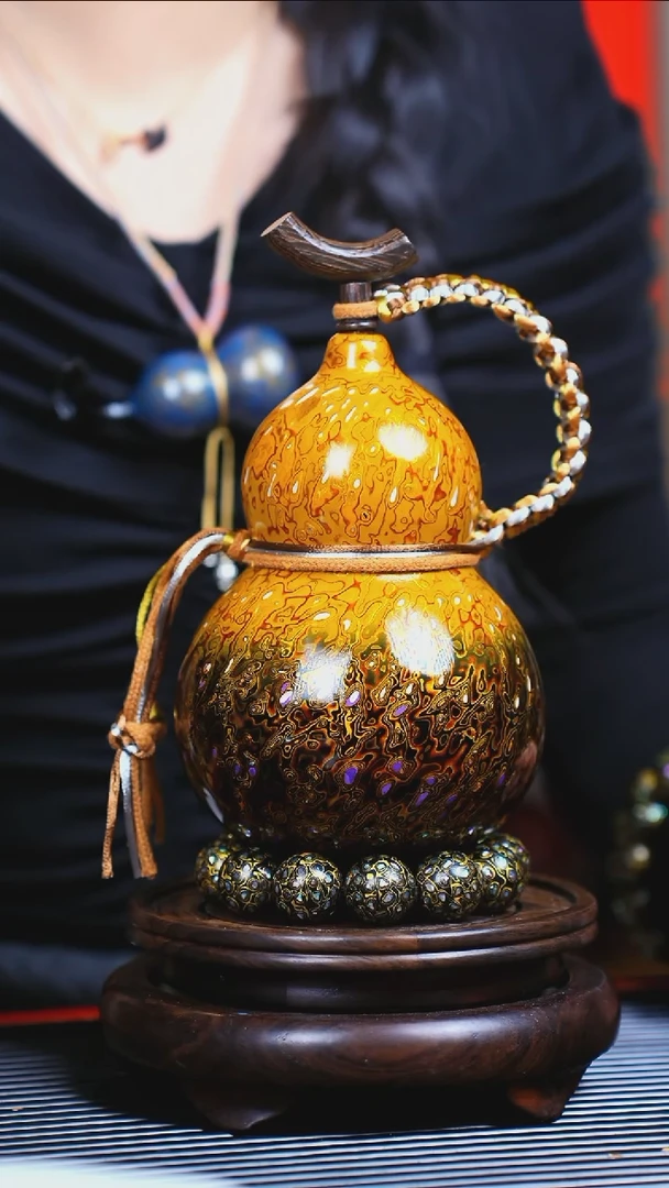 【闪购商品】JJ080迎元宵臻选大漆酒葫芦