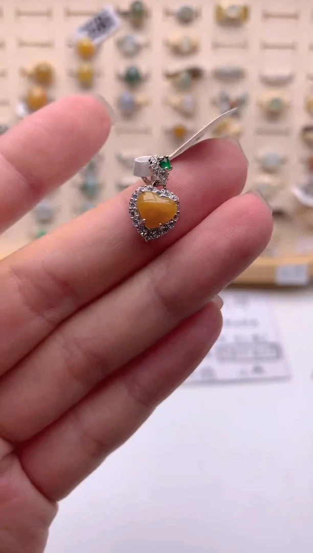 翡翠银S925镶嵌颈饰141