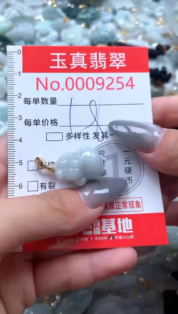 吊坠(不含链)未镶嵌翡翠9254