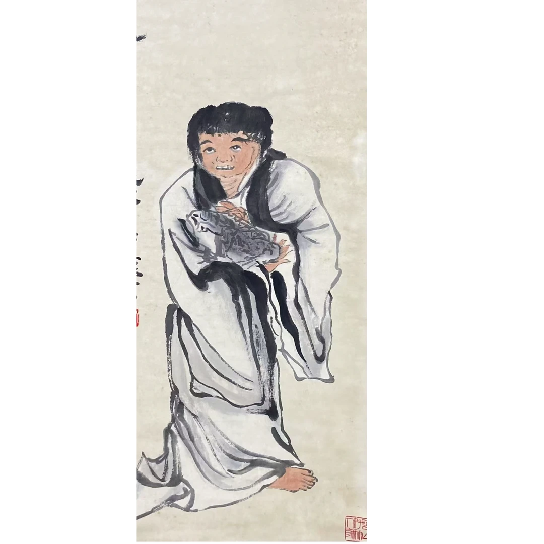 齐 人物立轴100 50 4.5平尺