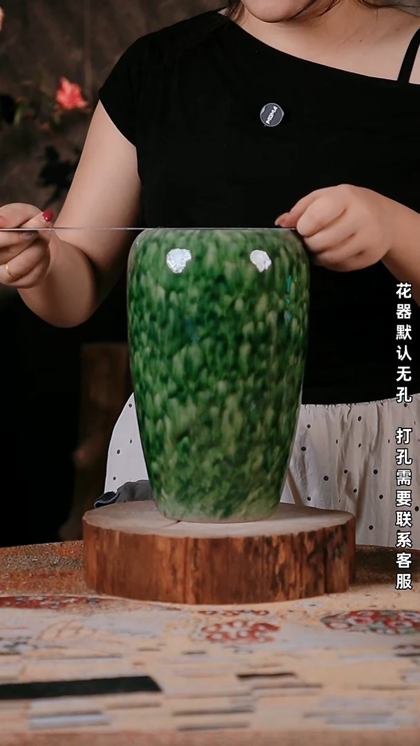 摆件精品陶瓷花器12*27