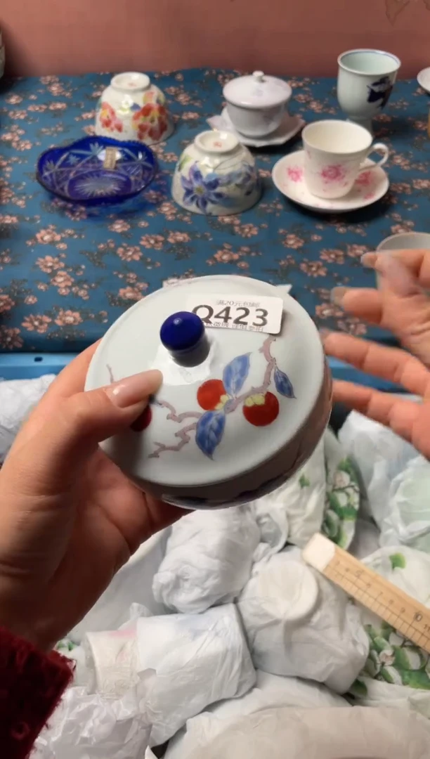 瓷片哈*镜瓷器瓷器Q423