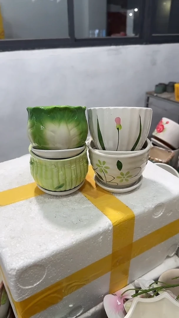 高温陶瓷花盆+Q301