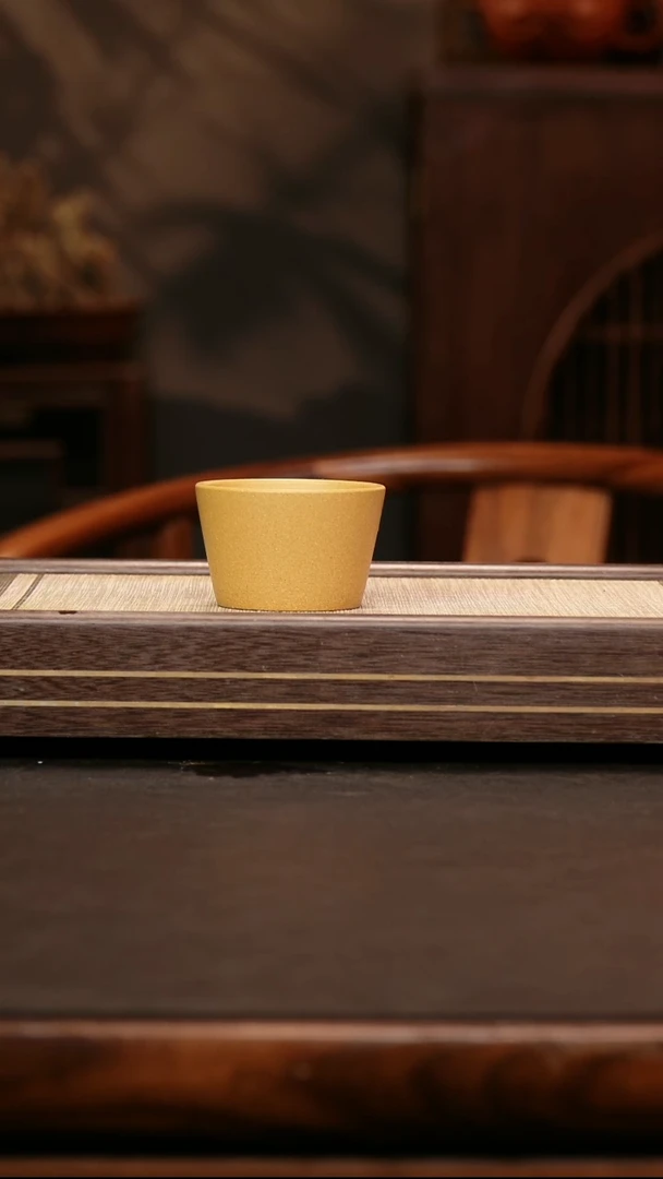 茶壶紫砂黄金段 平底杯