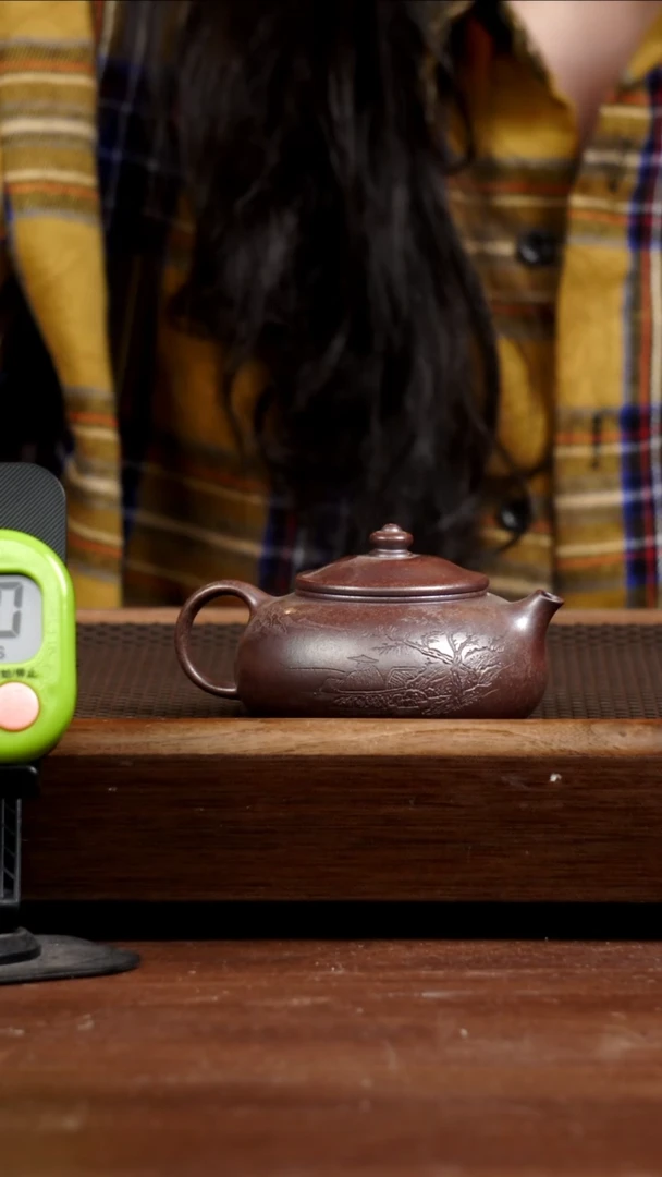 茶壶紫砂雪**醋宝山青寒江120CC