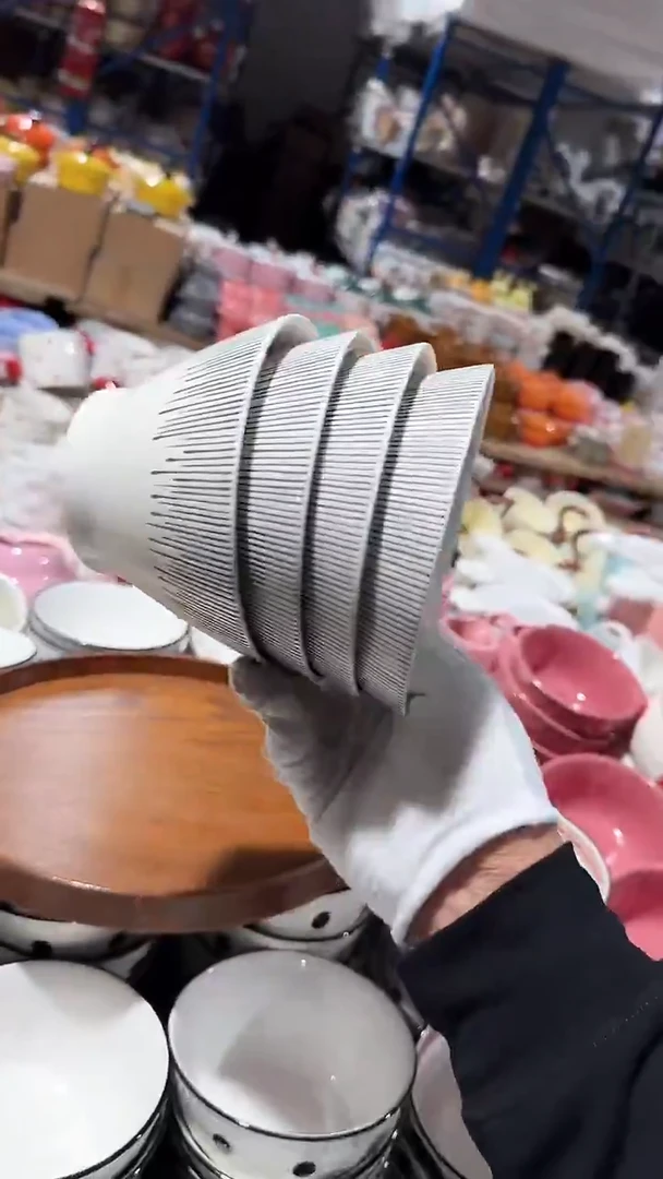 陶瓷4个斗笠米饭碗微瑕 凑满20元包邮