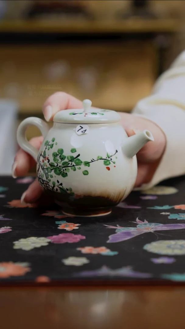 杯景德镇陶瓷杯碗柴烧多人