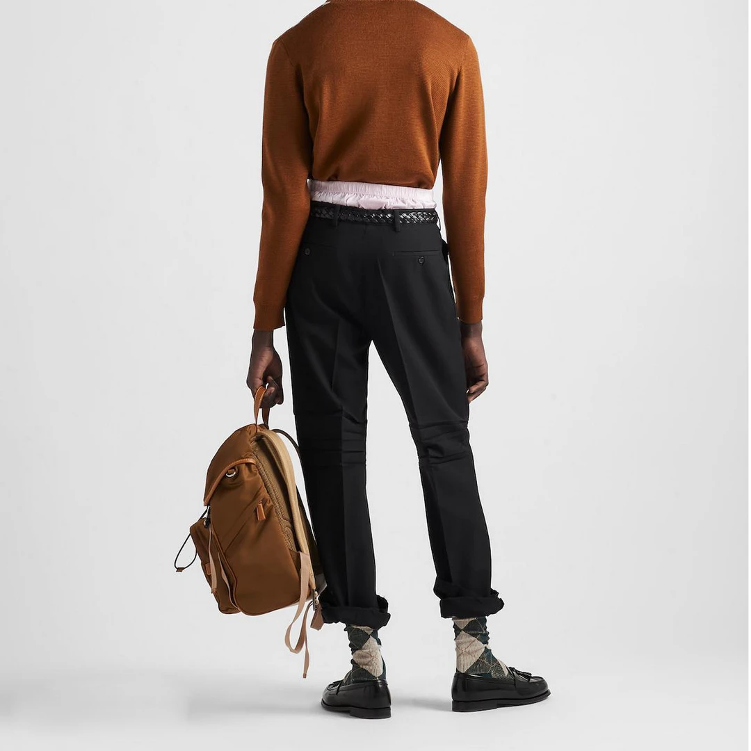 【嵿奢尊享】夏  莱赛尔亚麻混纺男士休闲裤