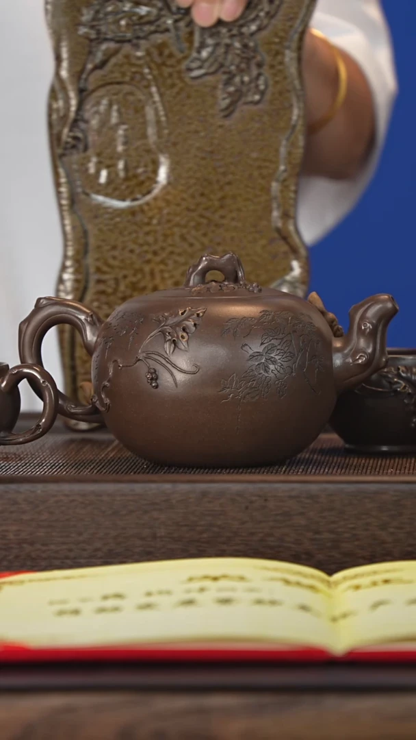 茶壶紫砂宜兴紫砂壶jxk2559  一壶4杯