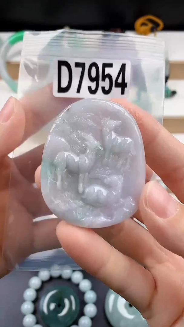 颈饰未镶嵌翡翠天然翡翠吊坠挂件