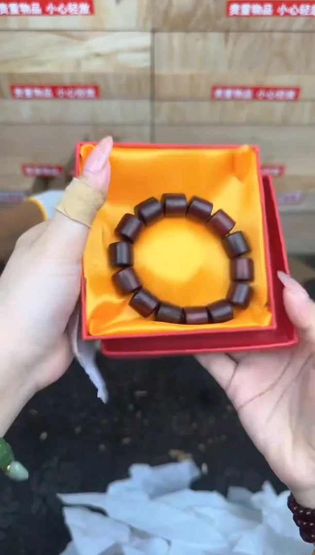 小叶紫檀桶珠商品链接@@YS975