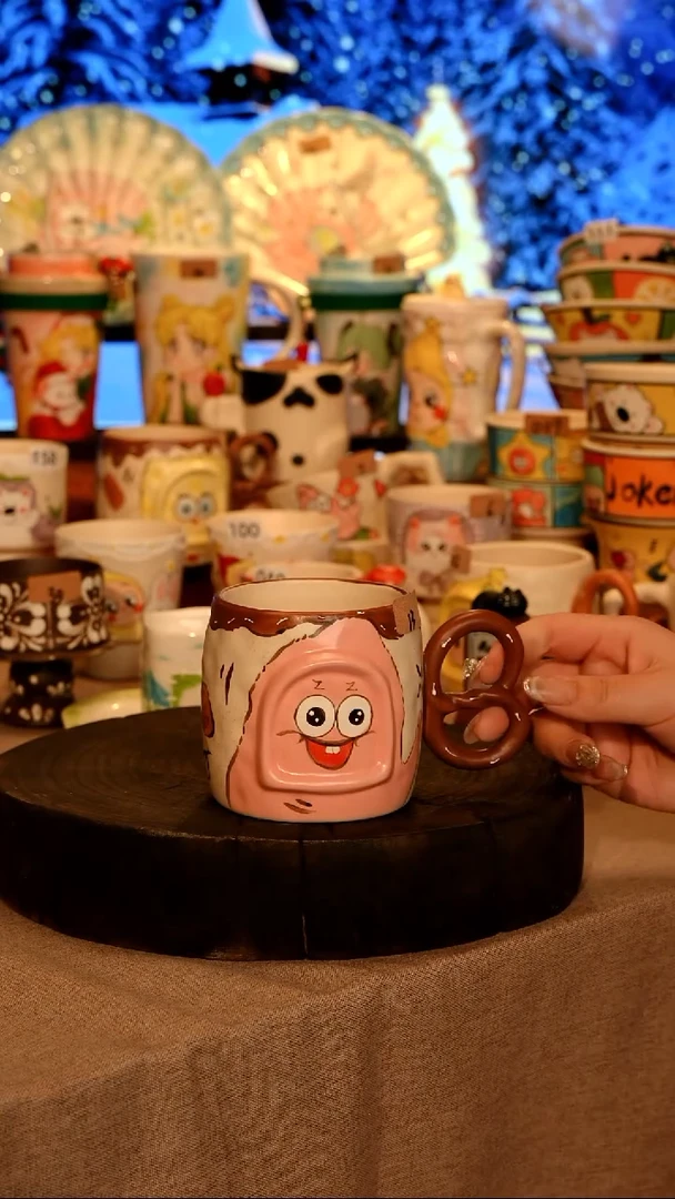 陶瓷013景德镇原创设计师高温陶瓷手工手绘