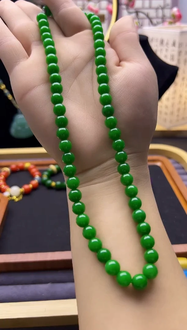 【闪购商品】翡翠手链银S925镶嵌X242