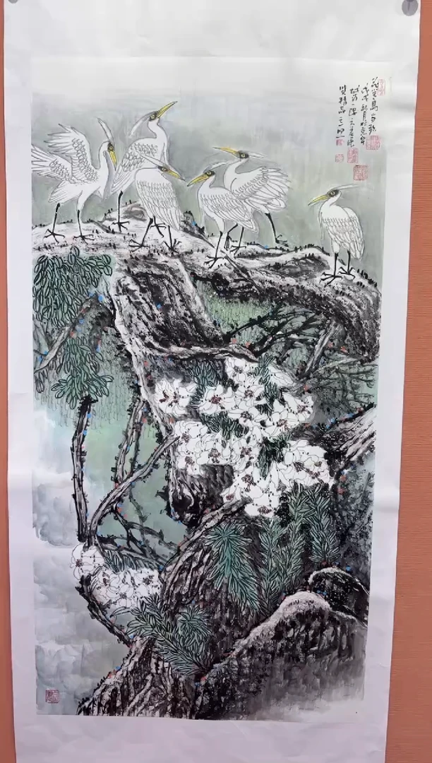 国画师立照老师国画作品