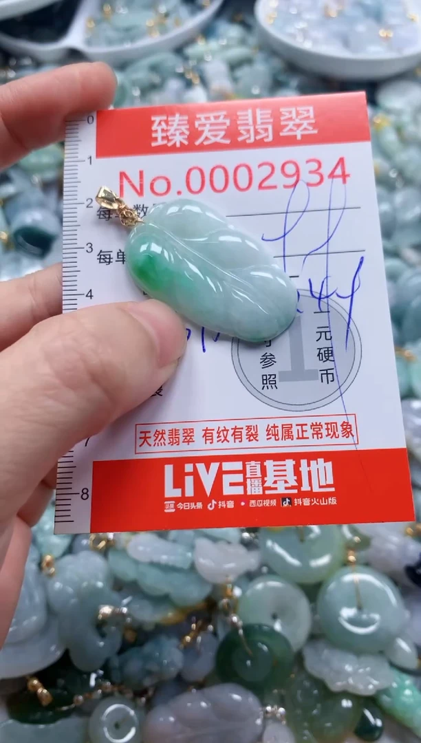 翡翠未镶嵌吊坠(不含链)2934