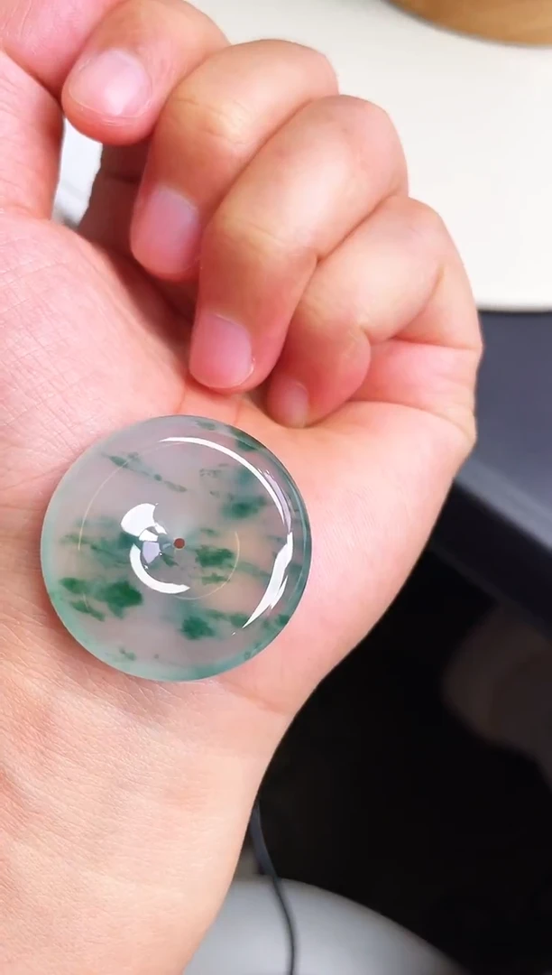 颈饰未镶嵌翡翠【79】平安扣 尺寸 32.9   6.9mm