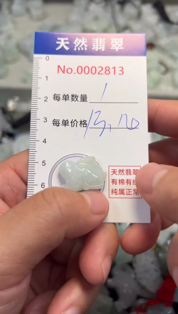翡翠未镶嵌吊坠(不含链)2813
