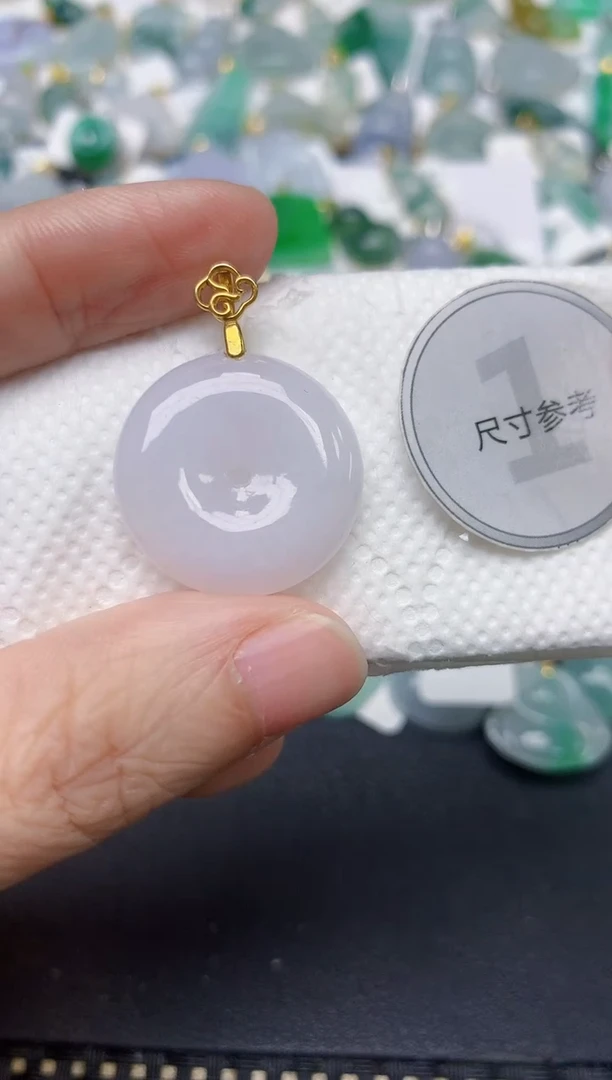 颈饰未镶嵌翡翠天然缅甸A货翡翠