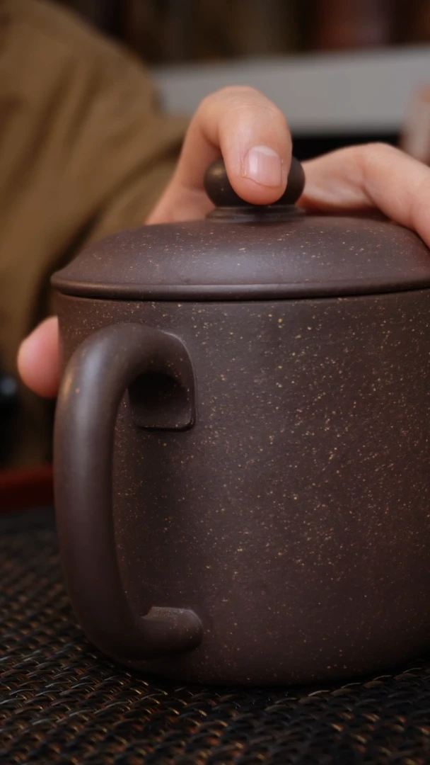 【闪购商品】紫砂茶杯大水潭天青紫泥敦敦杯