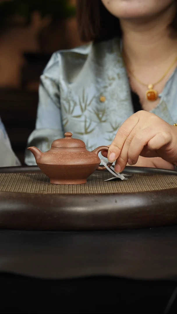 茶壶紫砂明朝土 曼生合欢 150cc左右