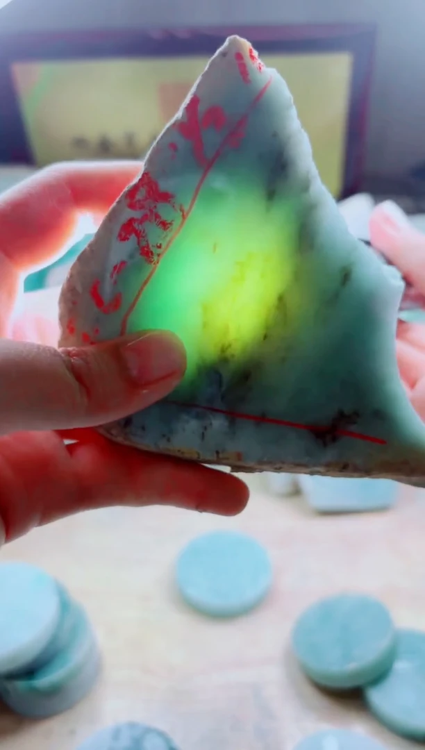 翡翠挂件未镶嵌A货曹璀287