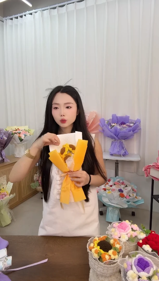 非遗手工定制花束，孤品清仓！