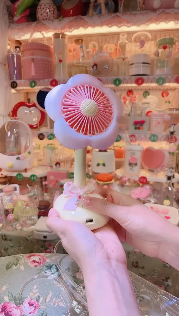 摆件品质好发货快放心拍！小风扇黄色