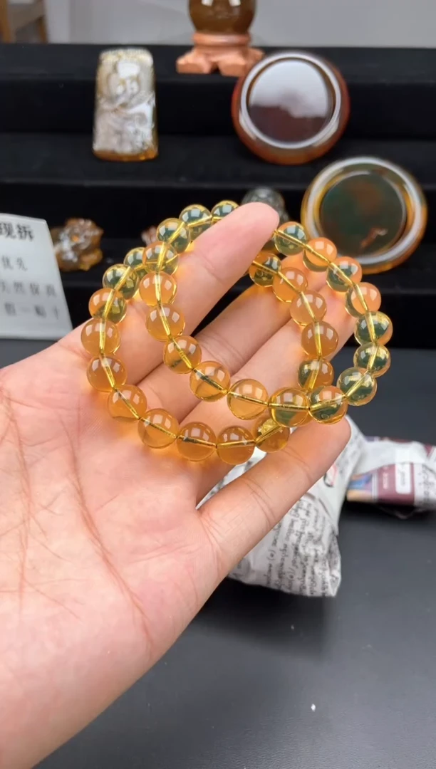手链琥珀未镶嵌蓝珀手串【多样性发货其中一】