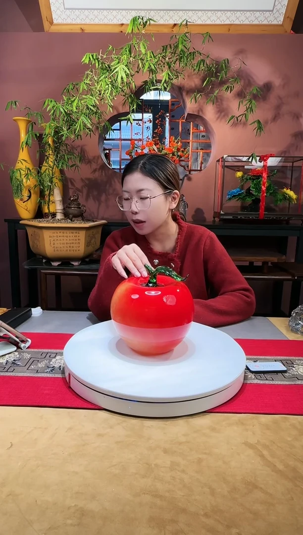 【闪购商品】琉璃手工艺品大苹果