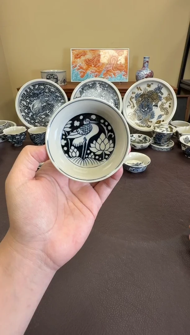 二号釉一路连科金鳞盏