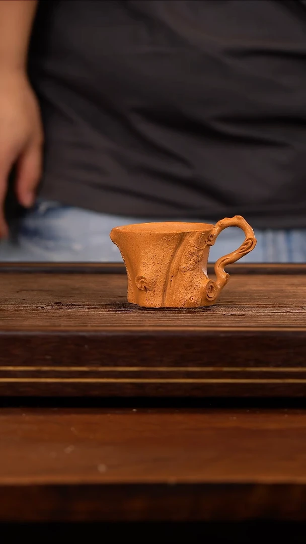 茶壶紫砂黄金段松桩杯