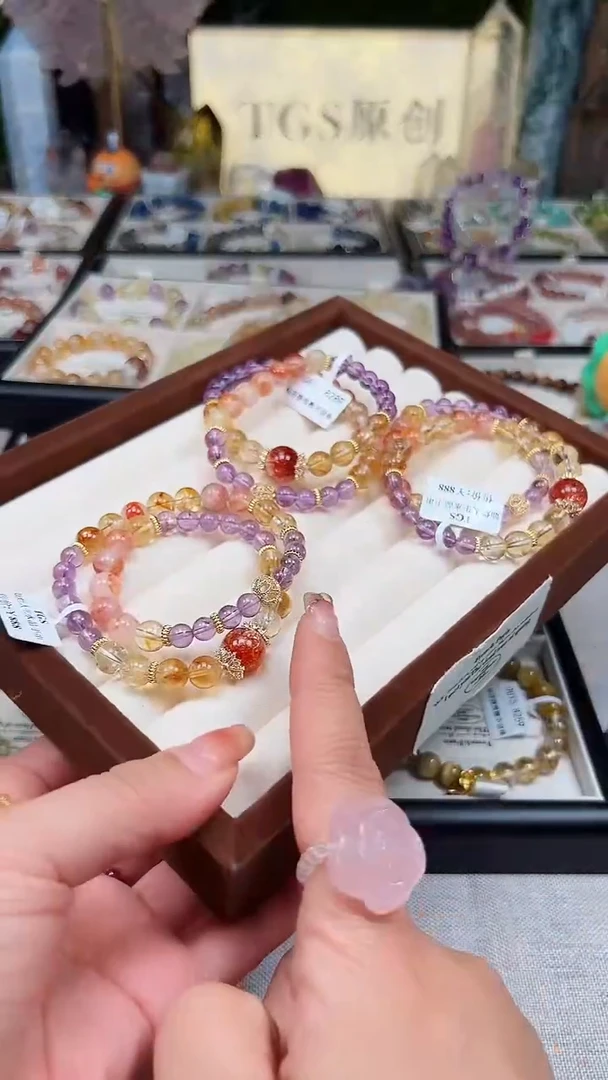 【闪购商品】水晶手链未镶嵌6a TGS原创 K156