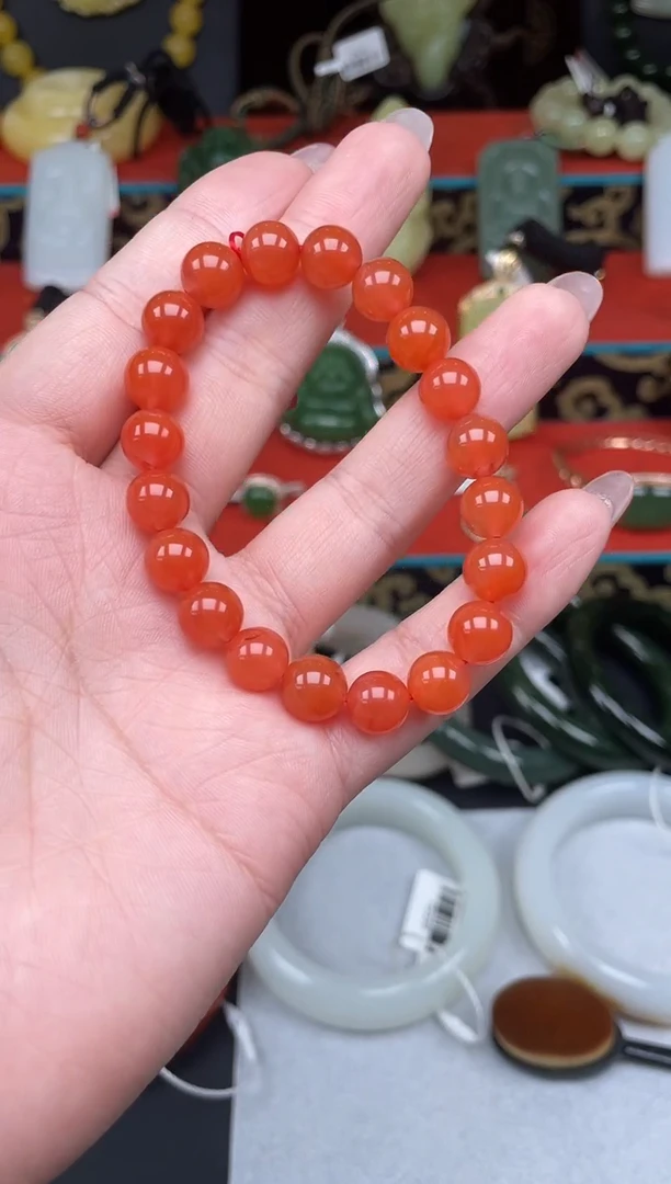 手串未镶嵌南红玛瑙手串n081