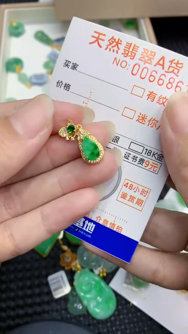 【闪购商品】翡翠颈饰银S925镶嵌            8