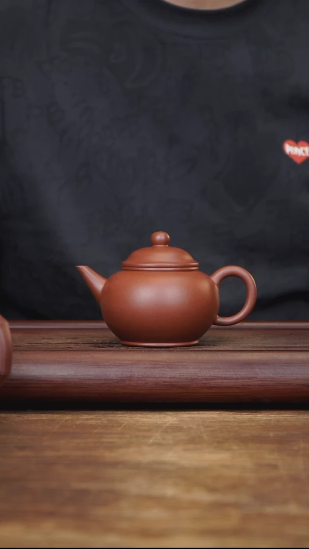 茶壶紫砂200ml 全手水平  家藏清水泥