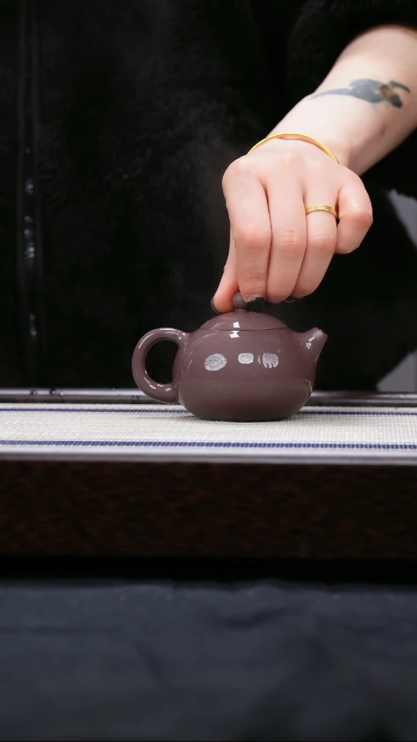 【闪购商品】紫砂茶壶低槽青 小西施壶