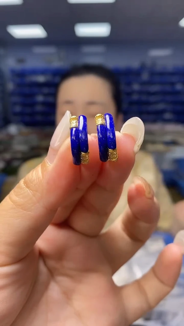 青金石银S925镶嵌EZ5105EZ5105