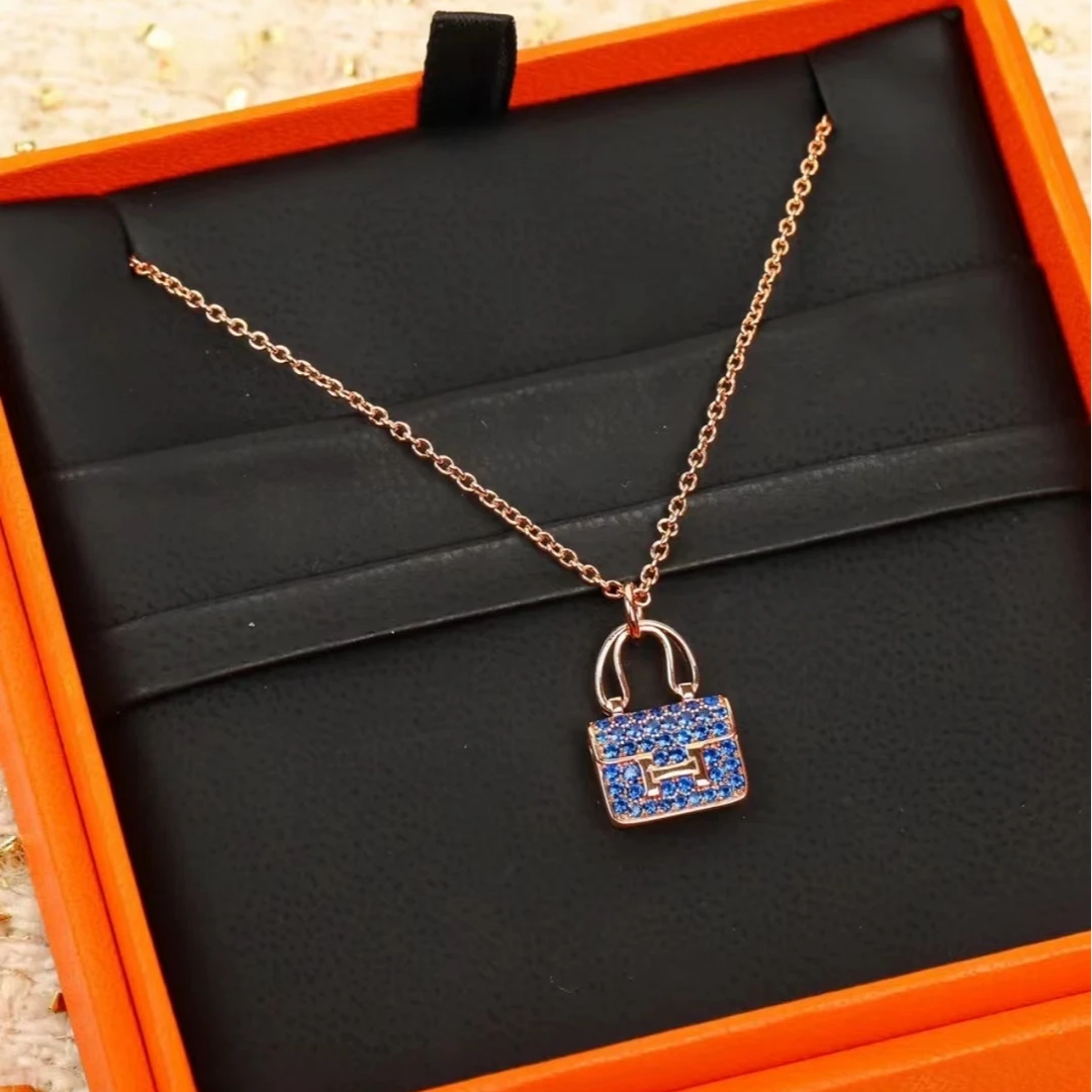95新 Hermes/爱马仕  全新24年康康满钻康康项链 9307364