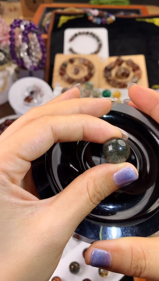未镶嵌手链水晶文****2天然水晶单珠