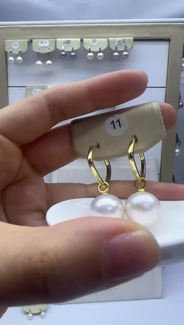 【闪购商品】淡水珍珠耳饰未镶嵌11
