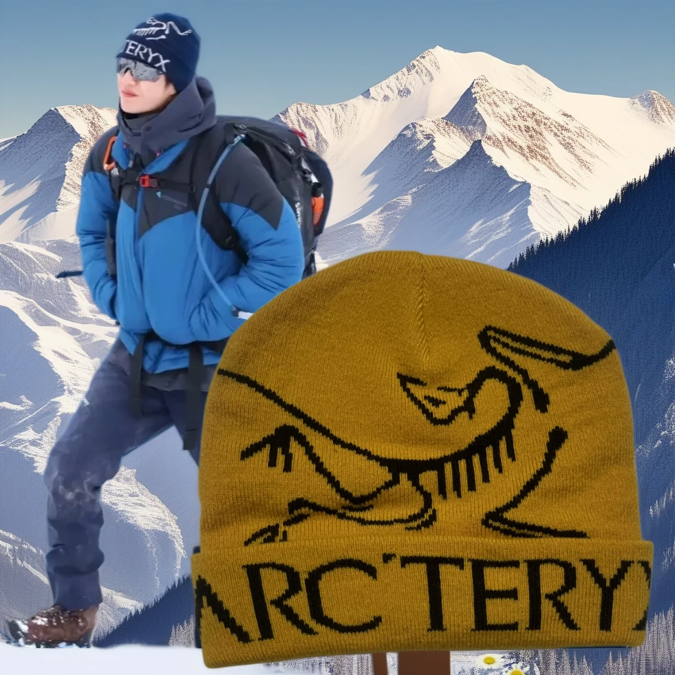 【王一博同款】新款毛线帽子女款滑雪登山保暖防寒冷帽针织帽子男款