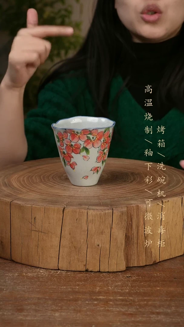 碗瓷景德镇手工手绘高温瓷釉下彩