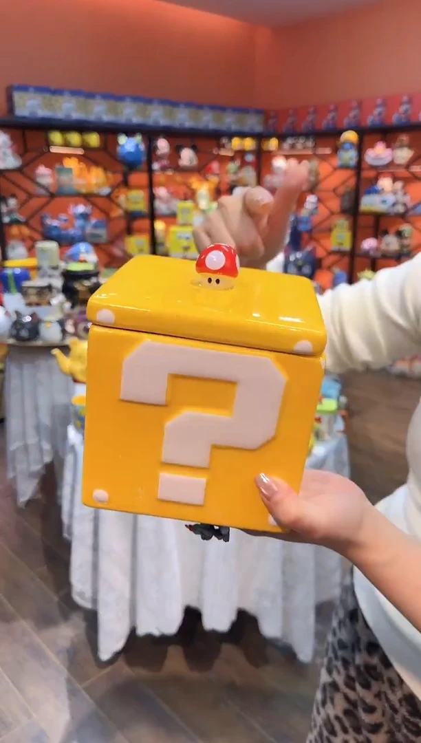 瓷片@@问号陶瓷储物收纳罐