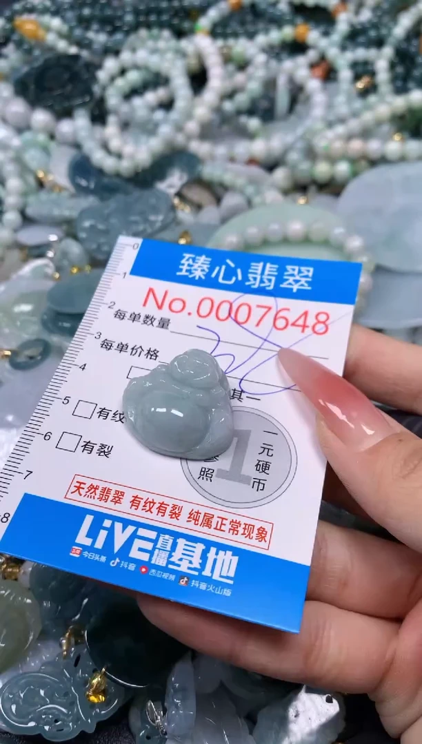 【闪购商品】翡翠颈饰未镶嵌含绳0007648