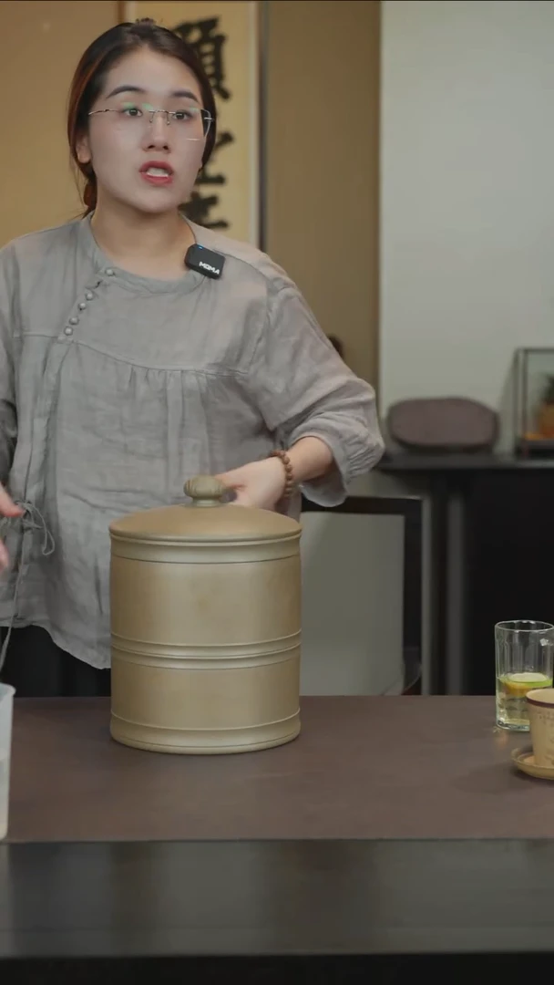 紫砂茶叶罐直播福利黄金段柴烧七饼