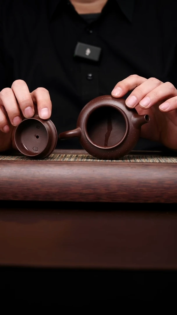 原矿手工紫泥铺砂晨曦150CC