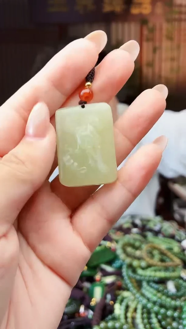 颈饰未镶嵌和田玉拍一发一多样性发货