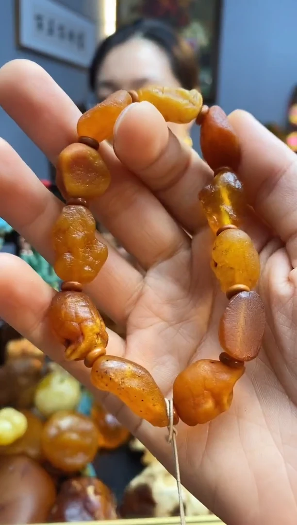 未镶嵌琥珀手串手串