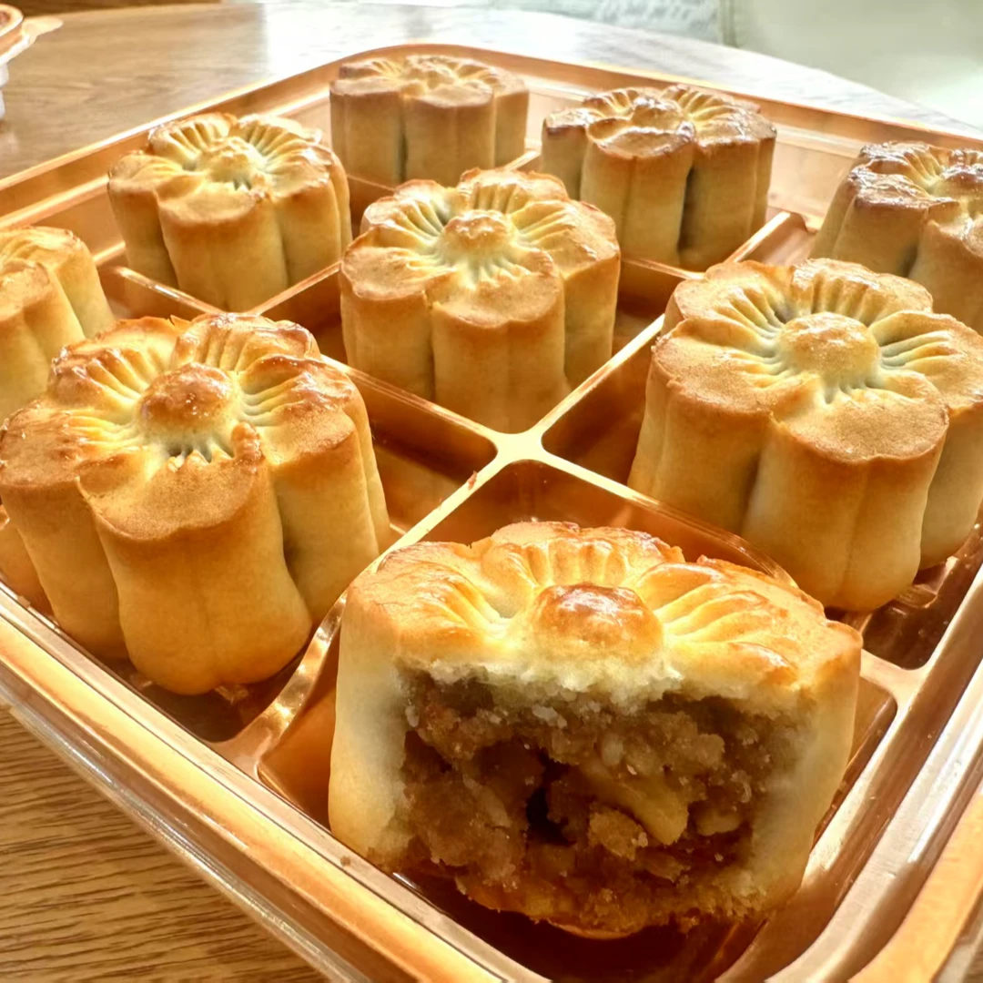 青海纯手工老式月饼 五仁月饼 精品五仁净重125g新鲜包邮