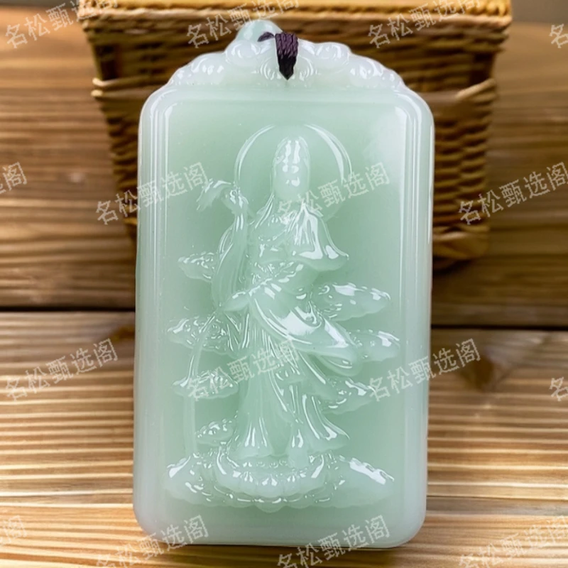 锦鲤观音.手工男女同款双面时尚经典百搭精美吊坠